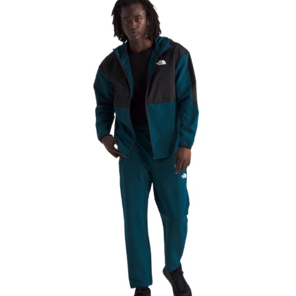 The North Face Men's Tekware™ Grid Hybrid Full-Zip Jacket in Midnight Petrol - Picture 4 of 4